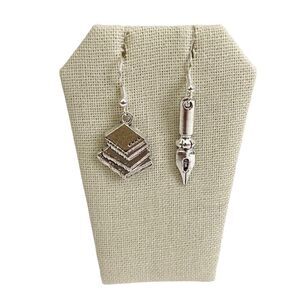 NEW Charming Earrings in Silver Tone